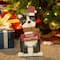 Glitzhome® 16" Wooden Dog Christmas Décor Accent